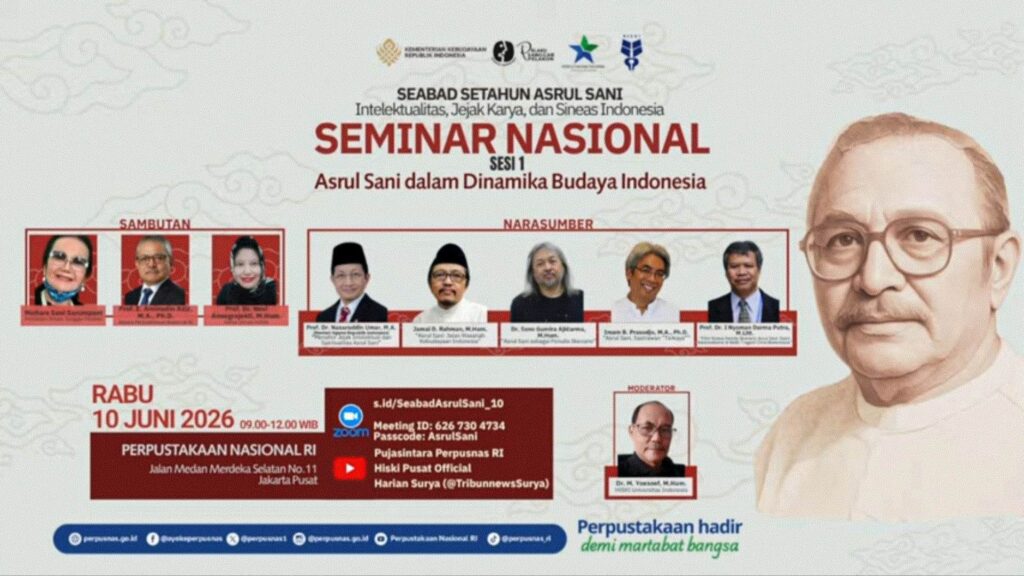 Perpustakaan Nasional Gelar Peluncuran Buku dan Seminar Nasional Seabad Setahun Asrul Sani